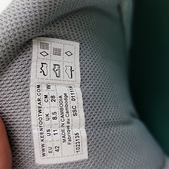 KEEN women's explore vent hiking shoes drizzle/cockatoo size 11 , men's 9.5 - Picture 11 of 12